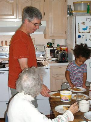 Hazel, Gary, and Amelia Aurand