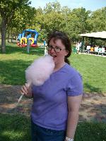 Lynne Mickley loves cotton candy