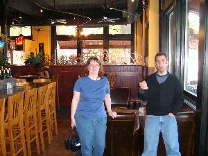 Lynne Mickley and Wes in Stokes Grill & Bar